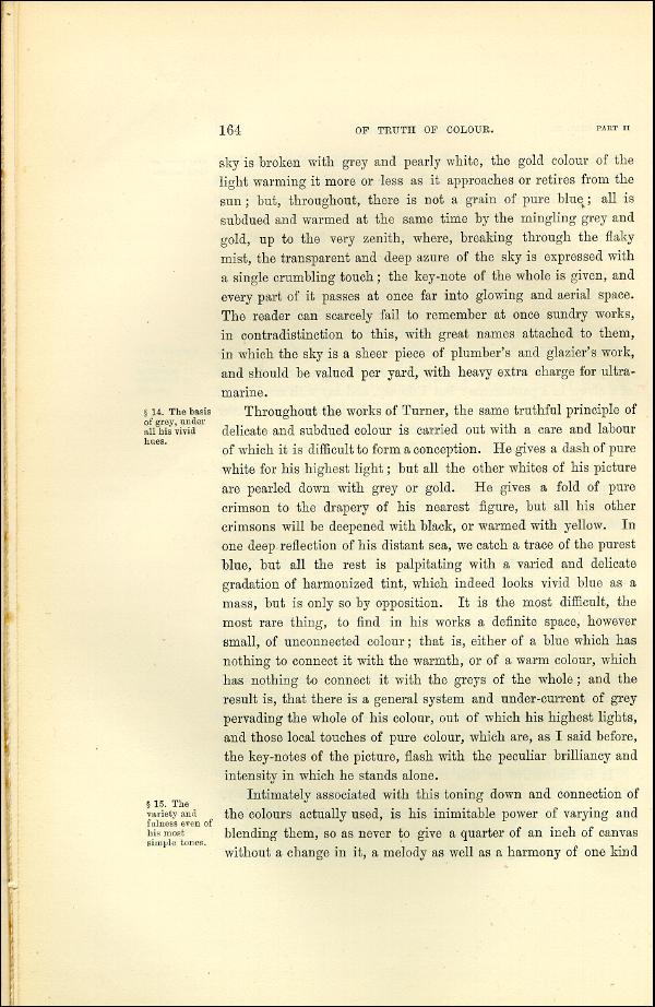 'Modern Painters' Volume I (1873 edition): Part II: Section II: Chapter II: Page 164