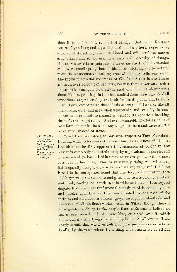 'Modern Painters' Volume I (1873 edition): Part II: Section II: Chapter II: Page 166