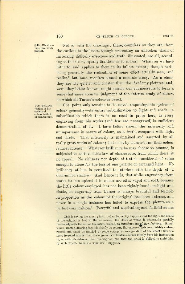 'Modern Painters' Volume I (1873 edition): Part II: Section II: Chapter II: Page 168