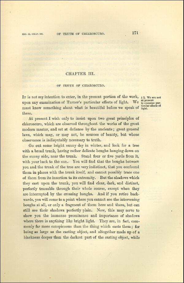 'Modern Painters' Volume I (1873 edition): Part II: Section II: Chapter III: Page 171