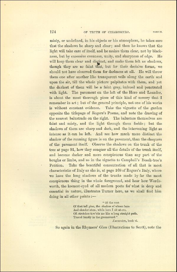 'Modern Painters' Volume I (1873 edition): Part II: Section II: Chapter III: Page 174
