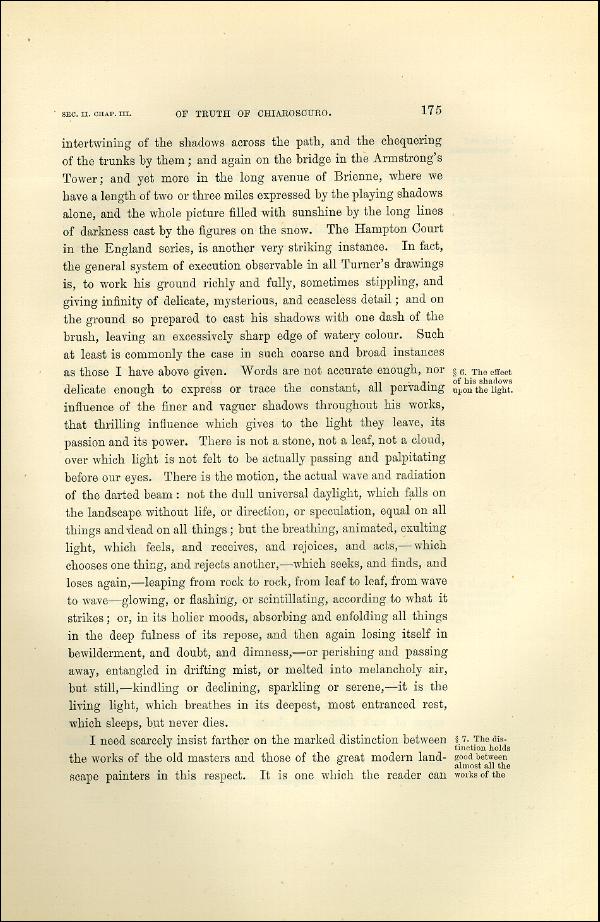 'Modern Painters' Volume I (1873 edition): Part II: Section II: Chapter III: Page 175