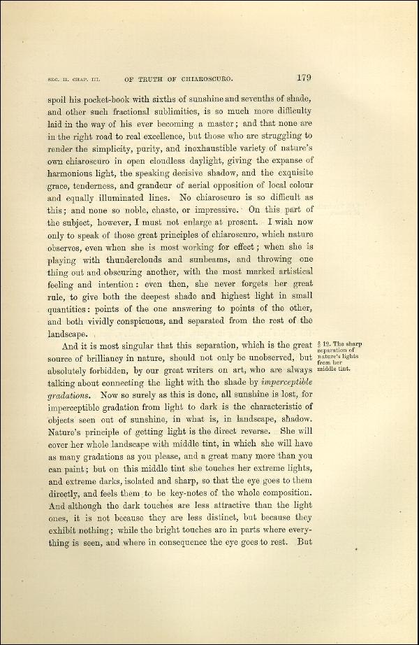 'Modern Painters' Volume I (1873 edition): Part II: Section II: Chapter III: Page 179