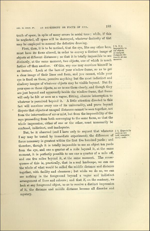 'Modern Painters' Volume I (1873 edition): Part II: Section II: Chapter IV: Page 183