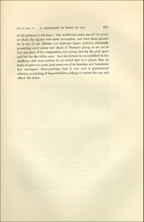 'Modern Painters' Volume I (1873 edition): Part II: Section II: Chapter IV: Page 187