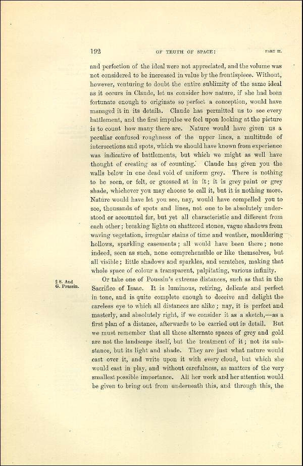 'Modern Painters' Volume I (1873 edition): Part II: Section II: Chapter V: Page 192