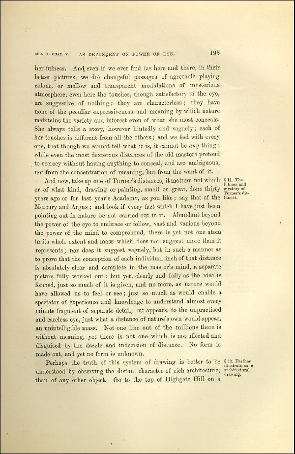 'Modern Painters' Volume I (1873 edition): Part II: Section II: Chapter V: Page 195