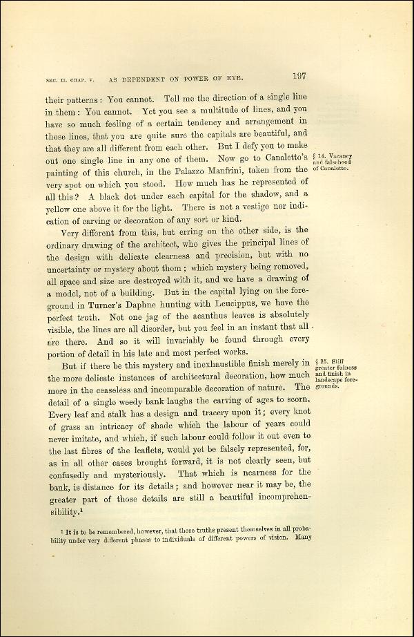 'Modern Painters' Volume I (1873 edition): Part II: Section II: Chapter V: Page 197