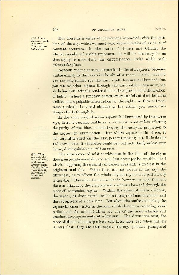 'Modern Painters' Volume I (1873 edition): Part II: Section III: Chapter I: Page 208