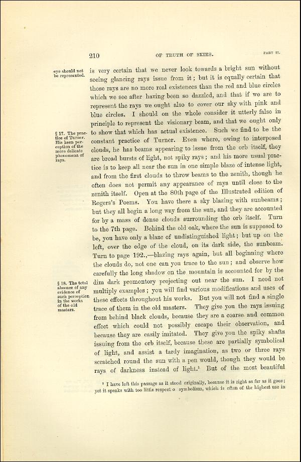 'Modern Painters' Volume I (1873 edition): Part II: Section III: Chapter I: Page 210