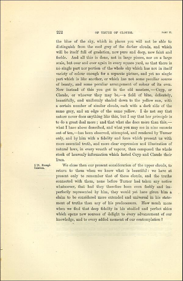'Modern Painters' Volume I (1873 edition): Part II: Section III: Chapter II: Page 222