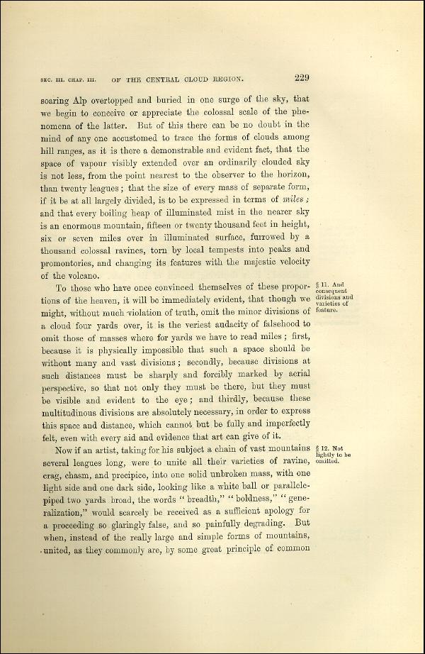 'Modern Painters' Volume I (1873 edition): Part II: Section III: Chapter III: Page 229