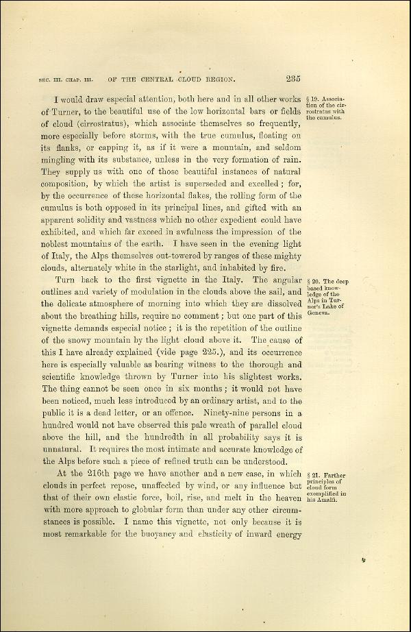 'Modern Painters' Volume I (1873 edition): Part II: Section III: Chapter III: Page 235