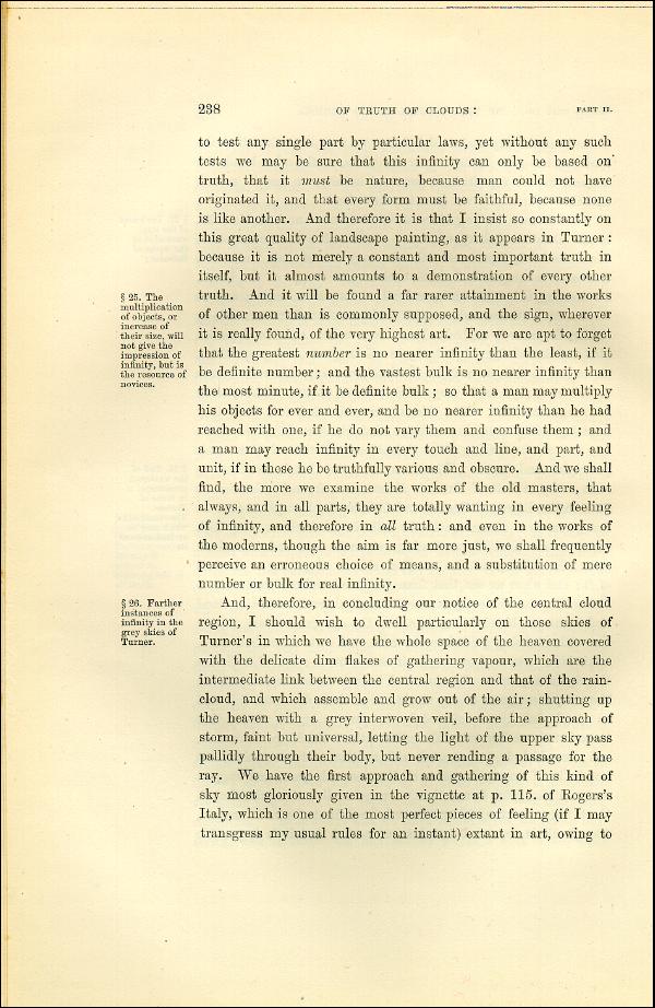 'Modern Painters' Volume I (1873 edition): Part II: Section III: Chapter III: Page 238