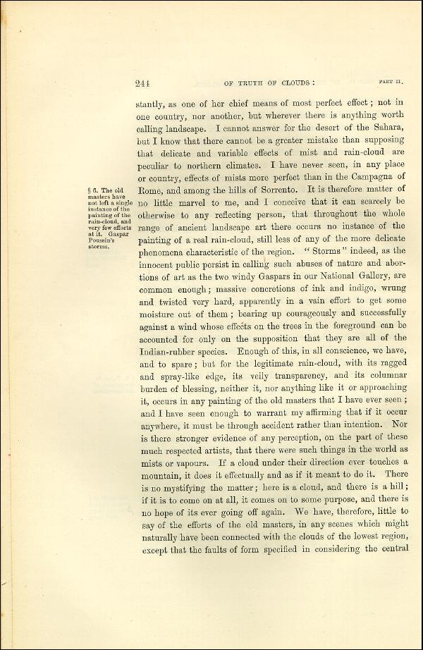 'Modern Painters' Volume I (1873 edition): Part II: Section III: Chapter IV: Page 244