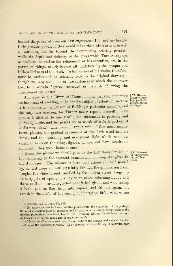 'Modern Painters' Volume I (1873 edition): Part II: Section III: Chapter IV: Page 247
