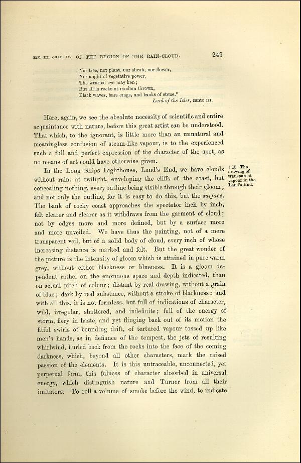 'Modern Painters' Volume I (1873 edition): Part II: Section III: Chapter IV: Page 249