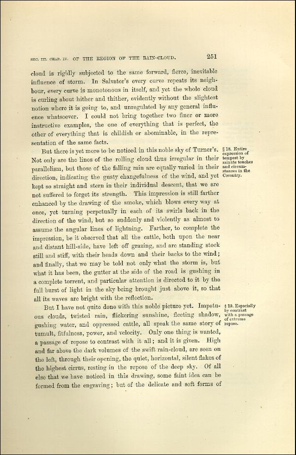 'Modern Painters' Volume I (1873 edition): Part II: Section III: Chapter IV: Page 251