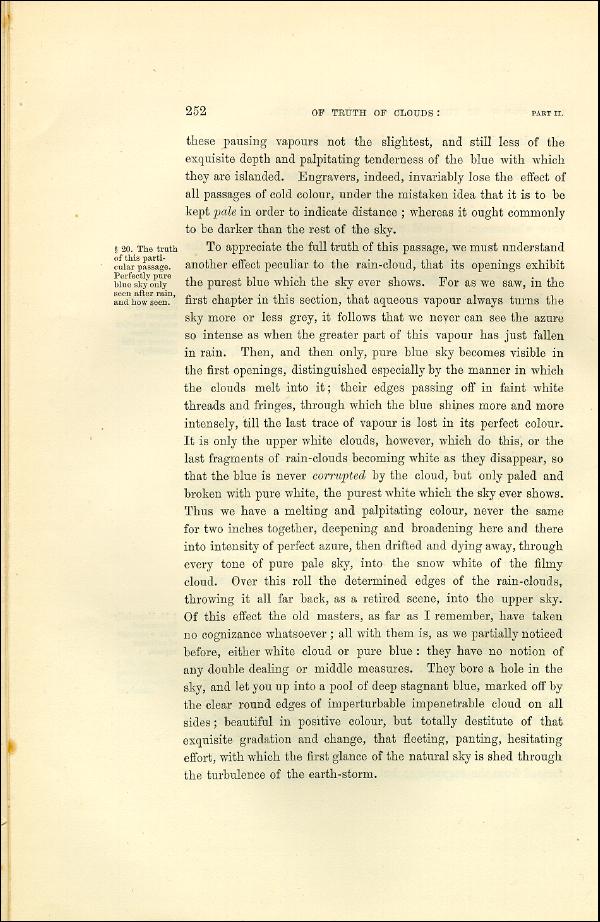 'Modern Painters' Volume I (1873 edition): Part II: Section III: Chapter IV: Page 252