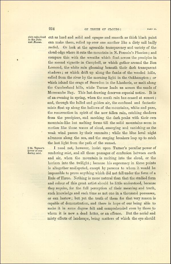 'Modern Painters' Volume I (1873 edition): Part II: Section III: Chapter IV: Page 254