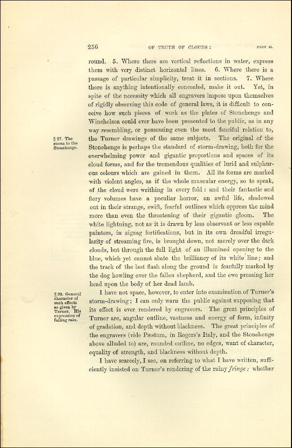 'Modern Painters' Volume I (1873 edition): Part II: Section III: Chapter IV: Page 256