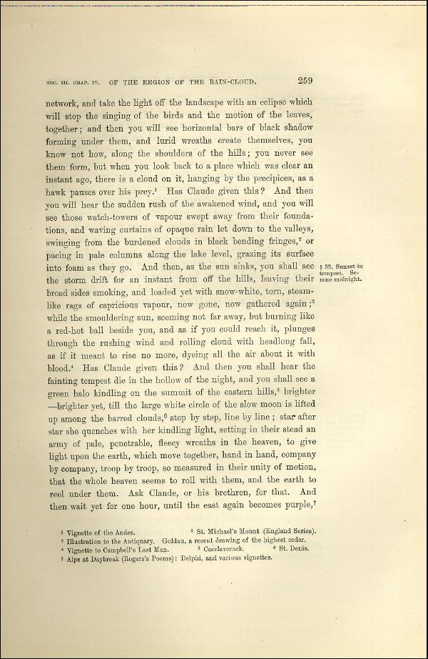 'Modern Painters' Volume I (1873 edition): Part II: Section III: Chapter IV: Page 259