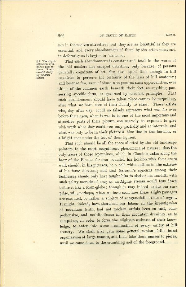 'Modern Painters' Volume I (1873 edition): Part II: Section IV: Chapter I: Page 266