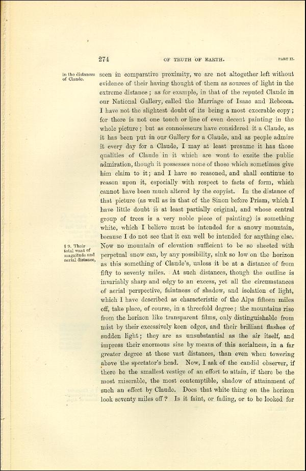 'Modern Painters' Volume I (1873 edition): Part II: Section IV: Chapter II: Page 274