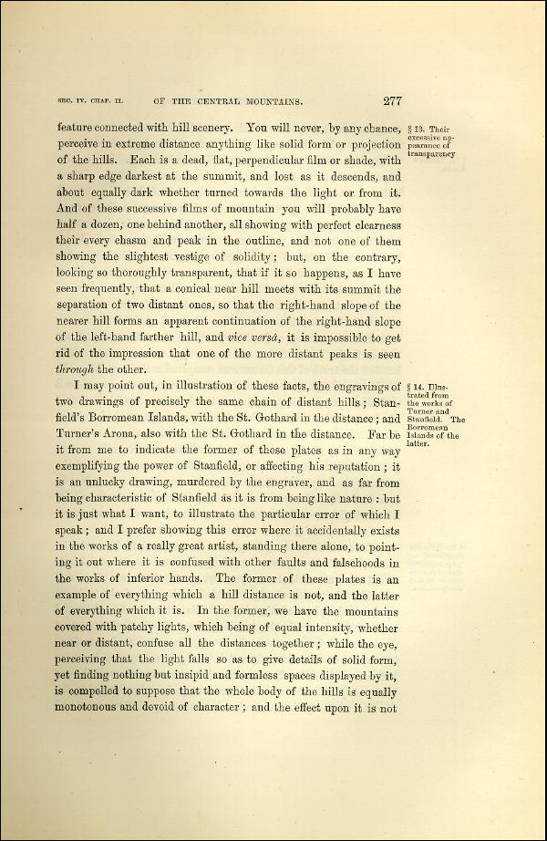 'Modern Painters' Volume I (1873 edition): Part II: Section IV: Chapter II: Page 277
