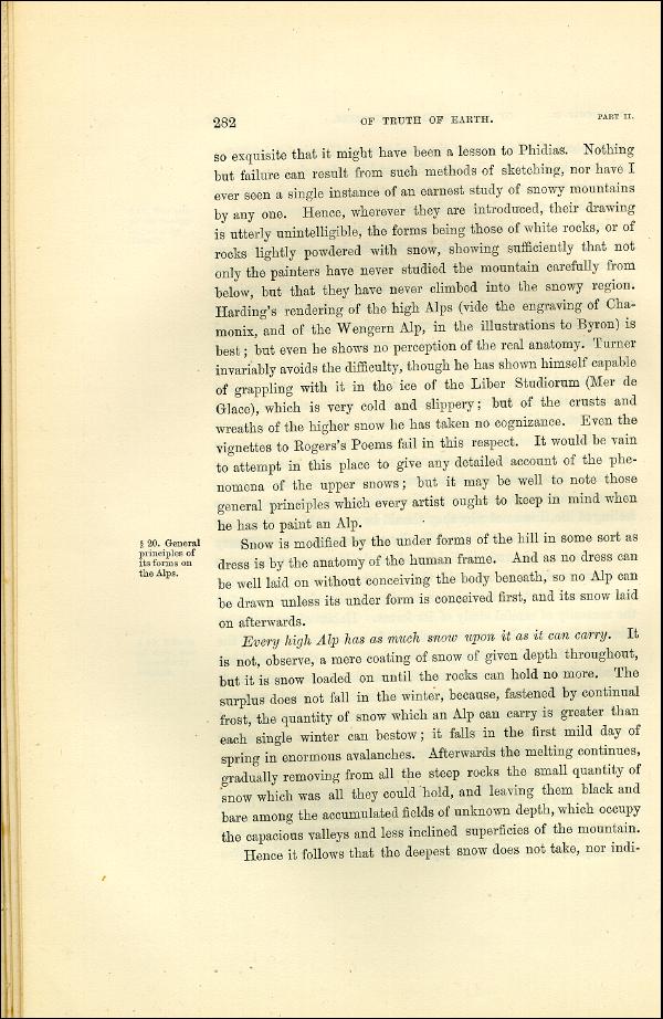 'Modern Painters' Volume I (1873 edition): Part II: Section IV: Chapter II: Page 282