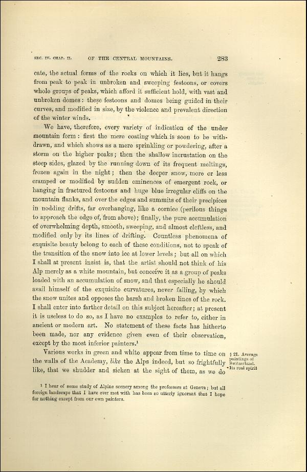 'Modern Painters' Volume I (1873 edition): Part II: Section IV: Chapter II: Page 283