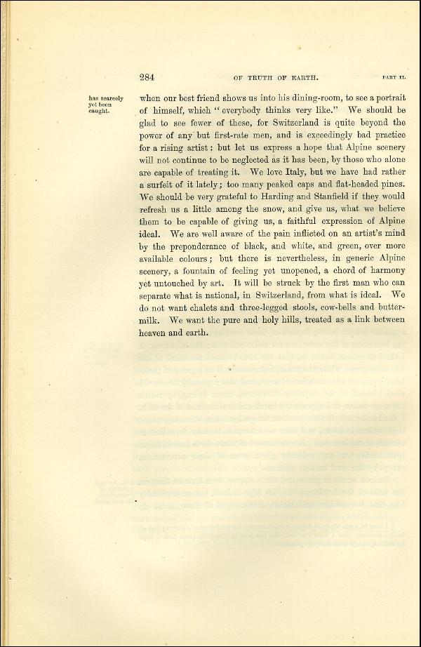 'Modern Painters' Volume I (1873 edition): Part II: Section IV: Chapter II: Page 284
