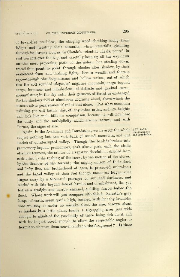 'Modern Painters' Volume I (1873 edition): Part II: Section IV: Chapter III: Page 295