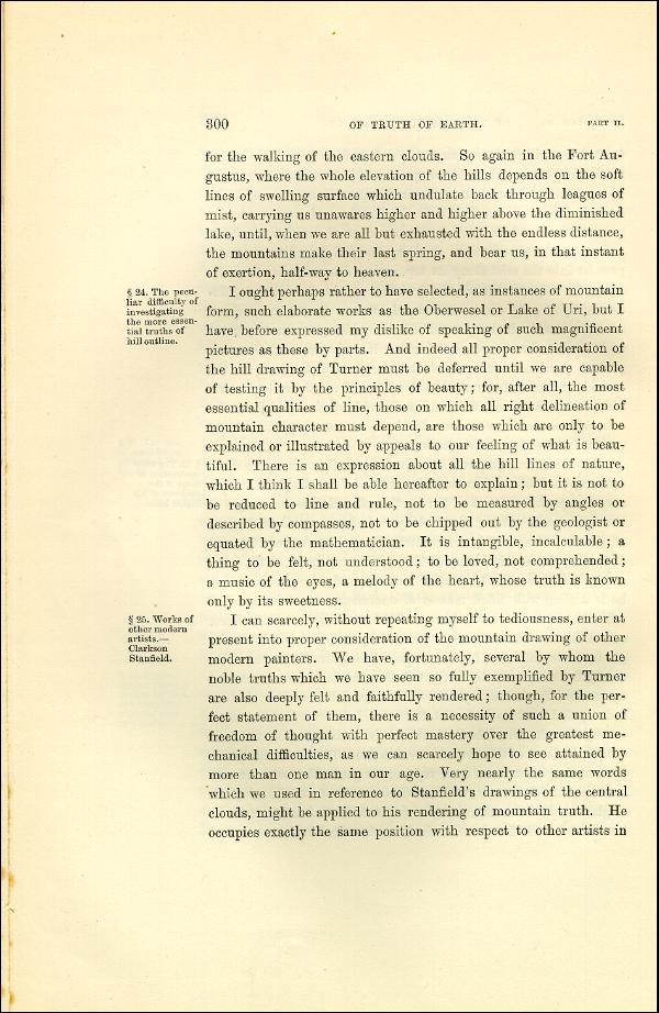 'Modern Painters' Volume I (1873 edition): Part II: Section IV: Chapter III: Page 300