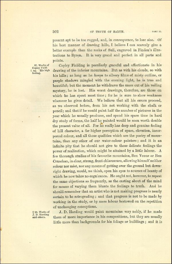 'Modern Painters' Volume I (1873 edition): Part II: Section IV: Chapter III: Page 302
