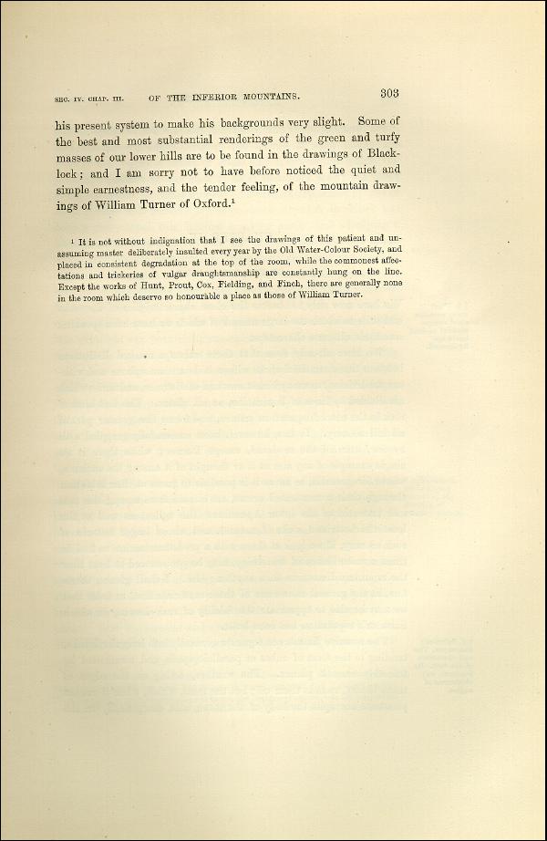 'Modern Painters' Volume I (1873 edition): Part II: Section IV: Chapter III: Page 303