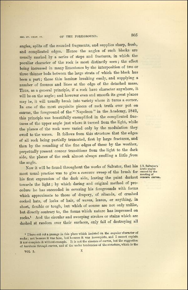 'Modern Painters' Volume I (1873 edition): Part II: Section IV: Chapter IV: Page 305