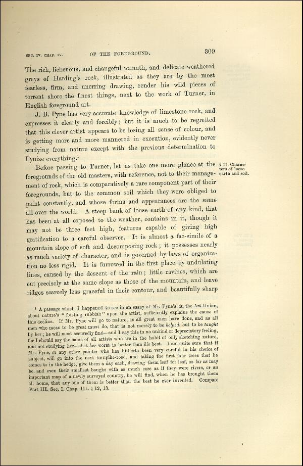 'Modern Painters' Volume I (1873 edition): Part II: Section IV: Chapter IV: Page 309