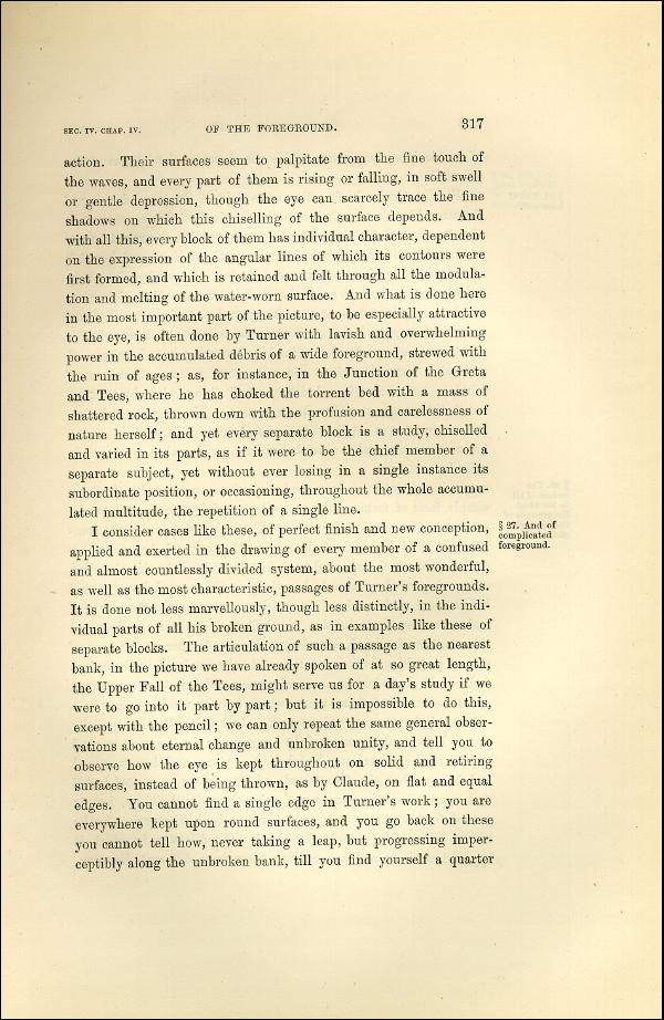 'Modern Painters' Volume I (1873 edition): Part II: Section IV: Chapter IV: Page 317