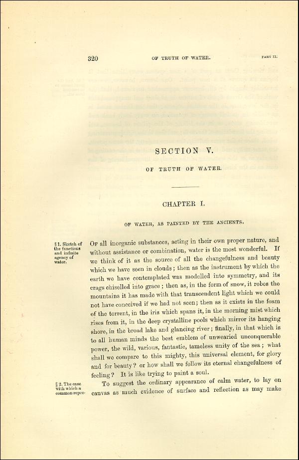 'Modern Painters' Volume I (1873 edition): Part II: Section V: Chapter I: Page 320