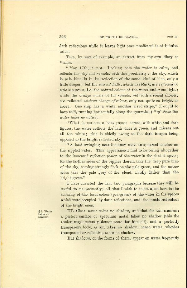 'Modern Painters' Volume I (1873 edition): Part II: Section V: Chapter I: Page 326