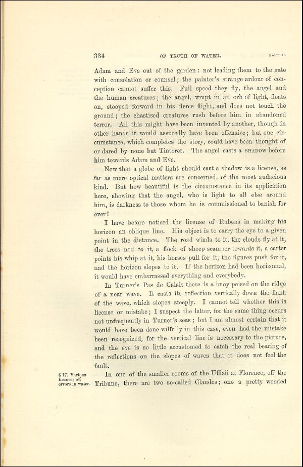 'Modern Painters' Volume I (1873 edition): Part II: Section V: Chapter I: Page 334