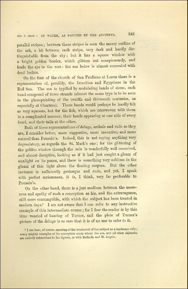 'Modern Painters' Volume I (1873 edition): Part II: Section V: Chapter I: Page 341