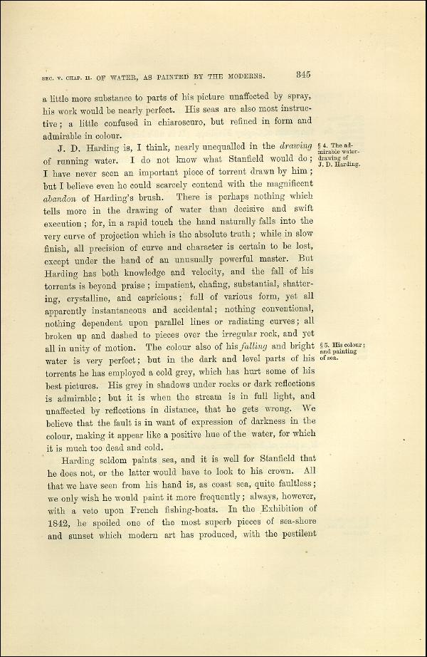 'Modern Painters' Volume I (1873 edition): Part II: Section V: Chapter II: Page 345