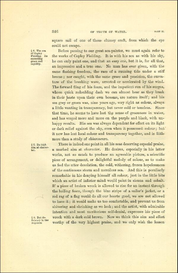 'Modern Painters' Volume I (1873 edition): Part II: Section V: Chapter II: Page 346