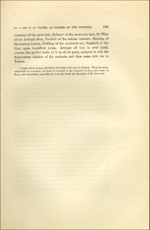 'Modern Painters' Volume I (1873 edition): Part II: Section V: Chapter II: Page 349
