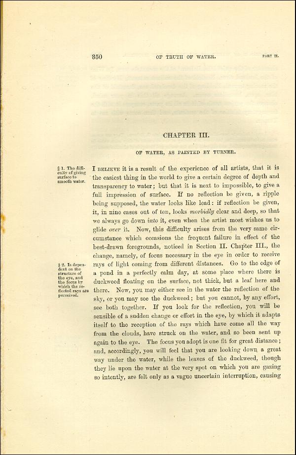 'Modern Painters' Volume I (1873 edition): Part II: Section V: Chapter III: Page 350