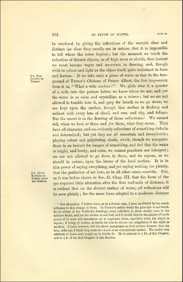 'Modern Painters' Volume I (1873 edition): Part II: Section V: Chapter III: Page 352