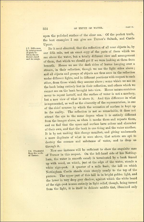 'Modern Painters' Volume I (1873 edition): Part II: Section V: Chapter III: Page 354