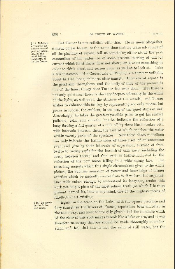 'Modern Painters' Volume I (1873 edition): Part II: Section V: Chapter III: Page 358